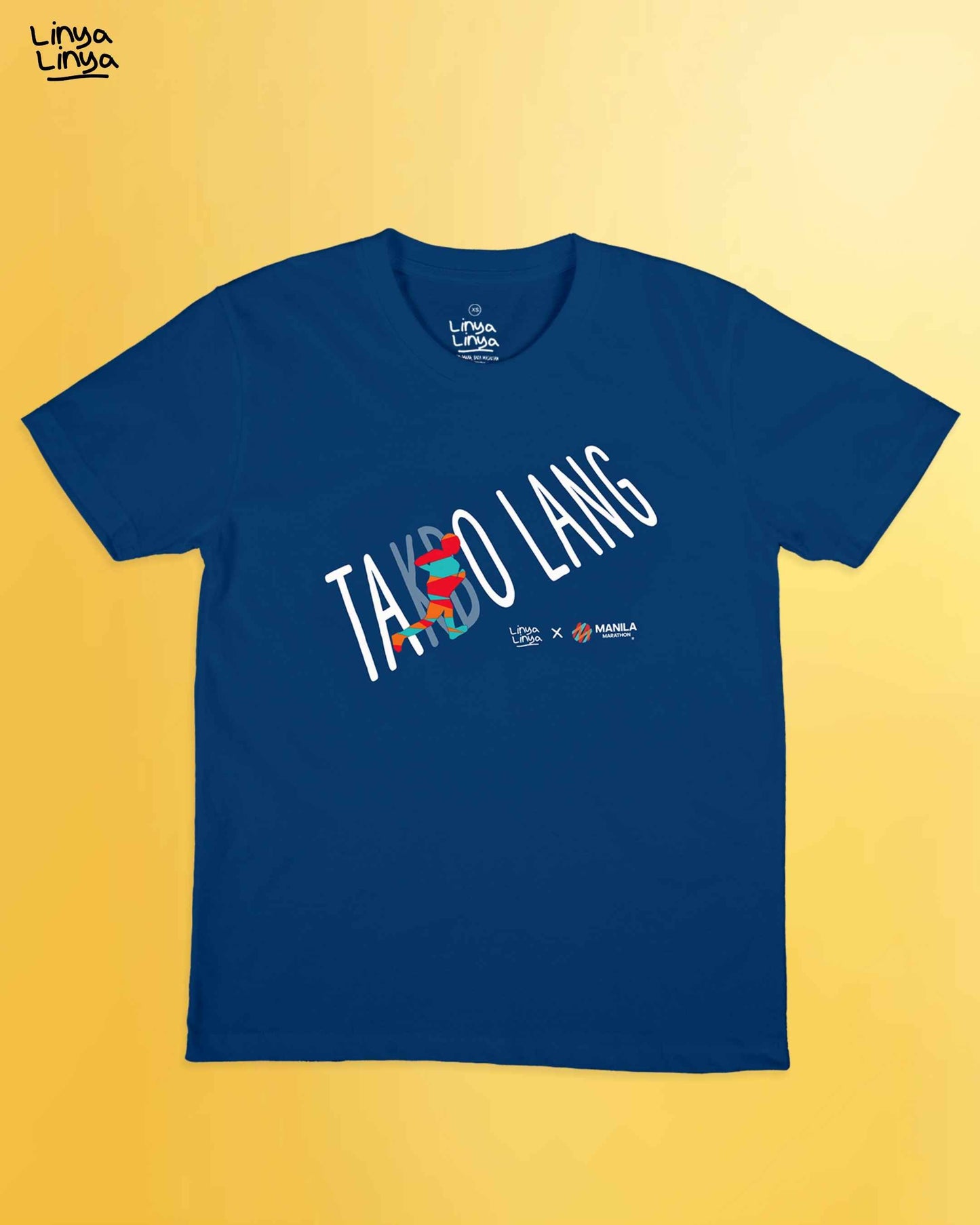 Linya-Linya x RunRIO Manila Marathon: Takbo Lang (Dark Blue)