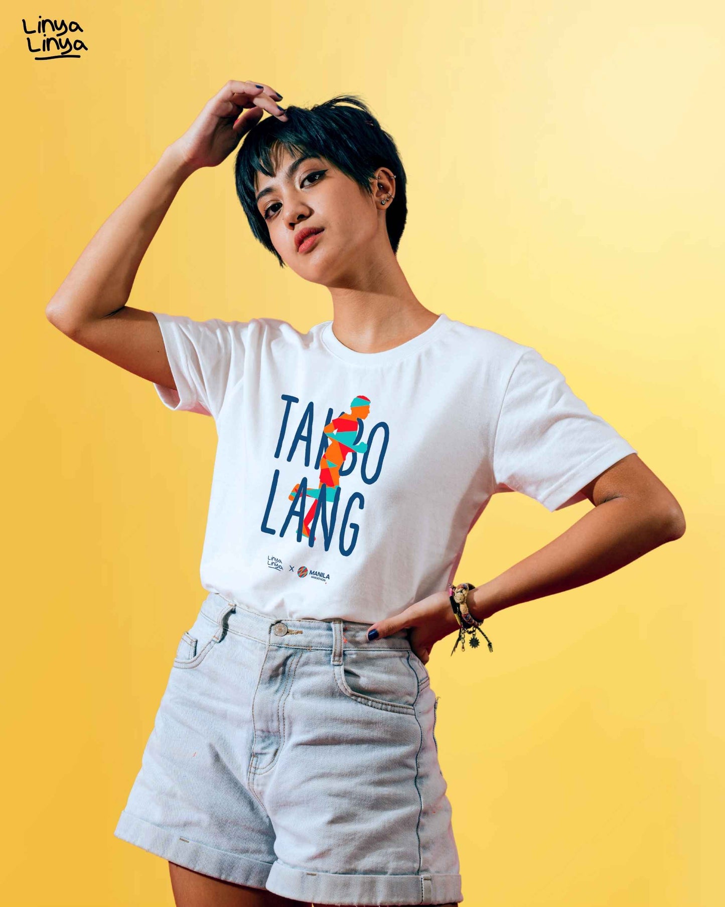 Linya-Linya x RunRIO Manila Marathon: Takbo Lang (White)