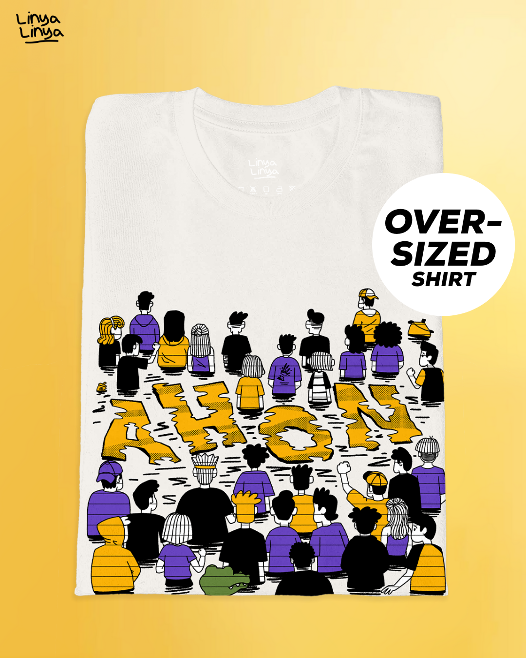 Linya-Linya x FlipTop: AHON  (Ovesized)