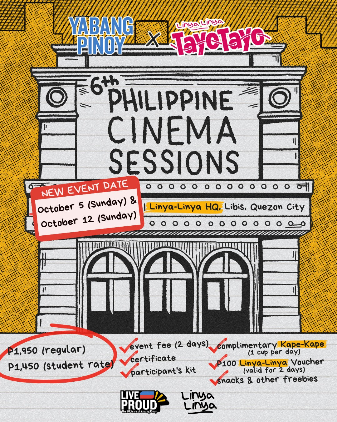 Yabang Pinoy x Tayo-Tayo: 6th Philippine Cinema Session