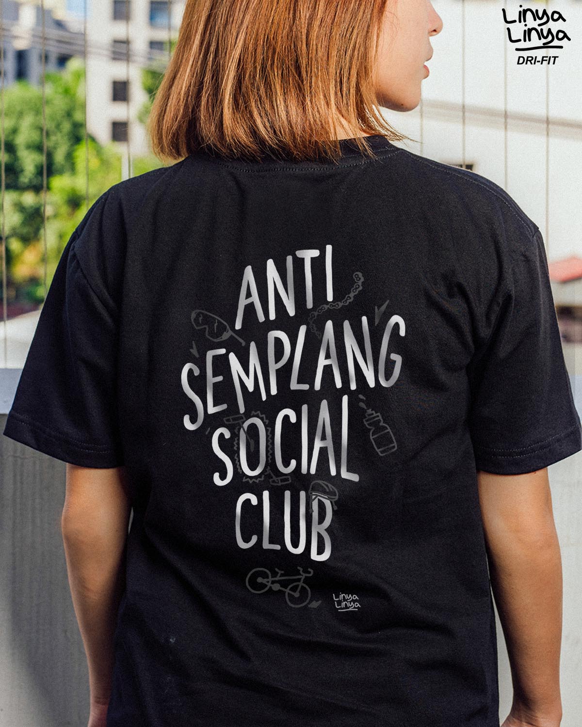 Dri-Fit T-Shirt: Anti Semplang Social Club