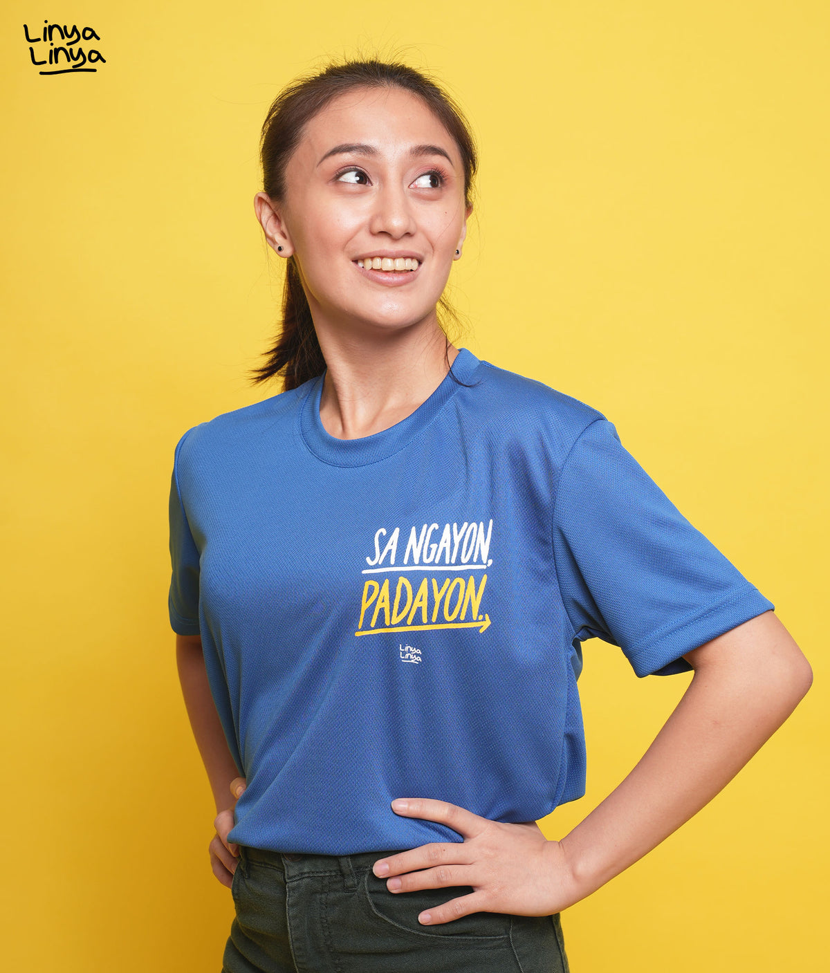 Dri Fit T-Shirt: Sa Ngayon, Padayon. (Royal Blue)