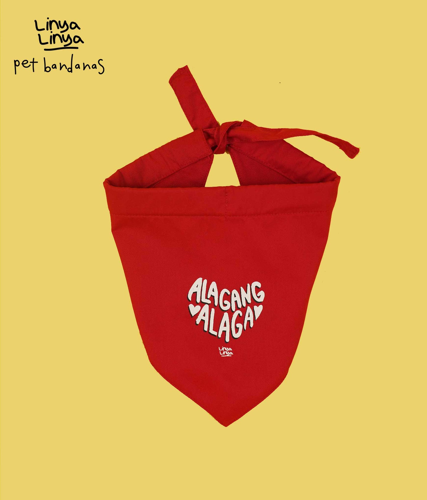 Pet Bandanas: Alagang-alaga (Red)