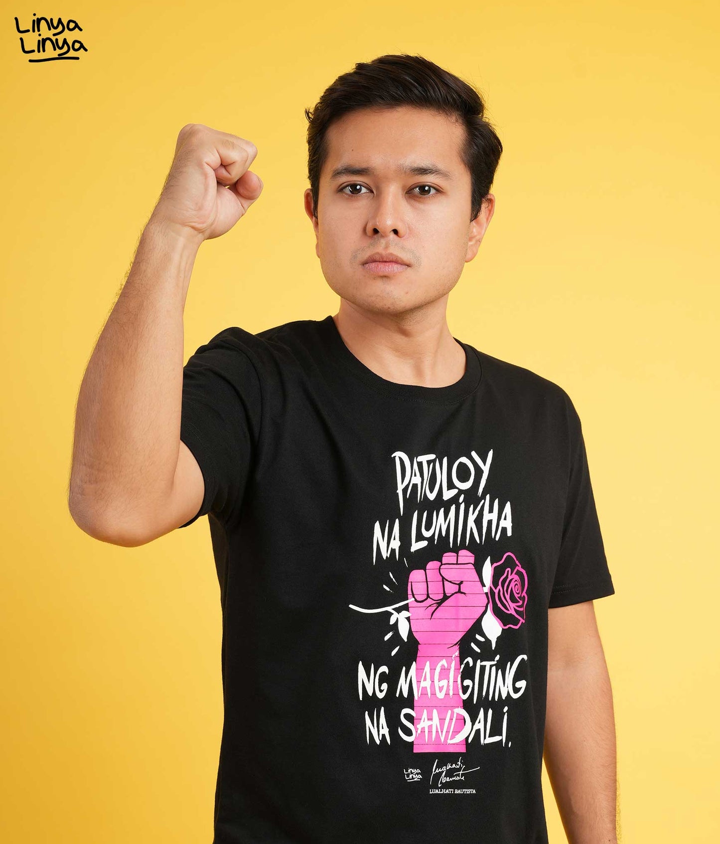 Linya-Linya X Lualhati Bautista - Patuloy Na Lumikha Ng Magigiting Na Sandali (Black)