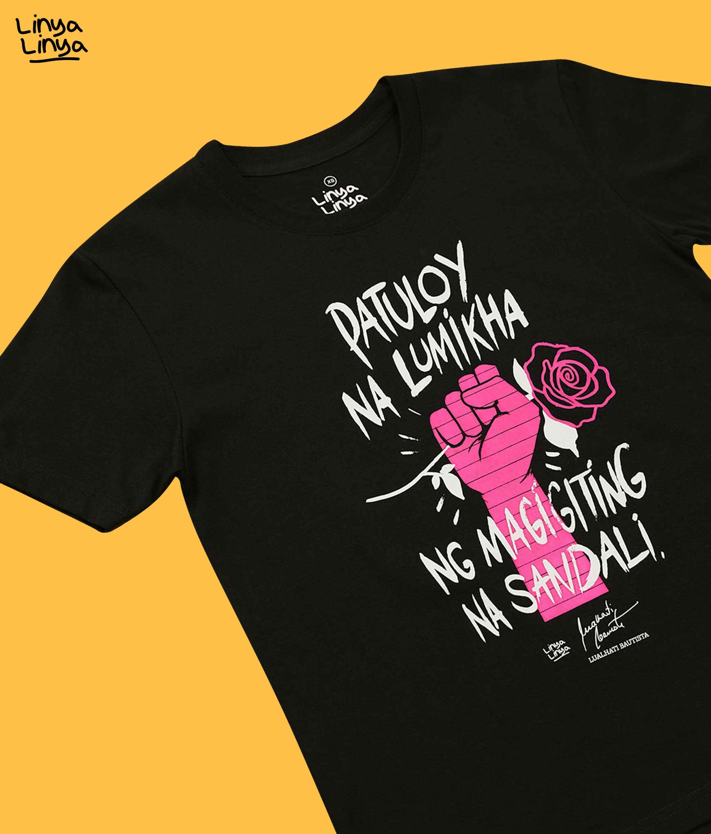 Linya-Linya X Lualhati Bautista - Patuloy Na Lumikha Ng Magigiting Na Sandali (Black)