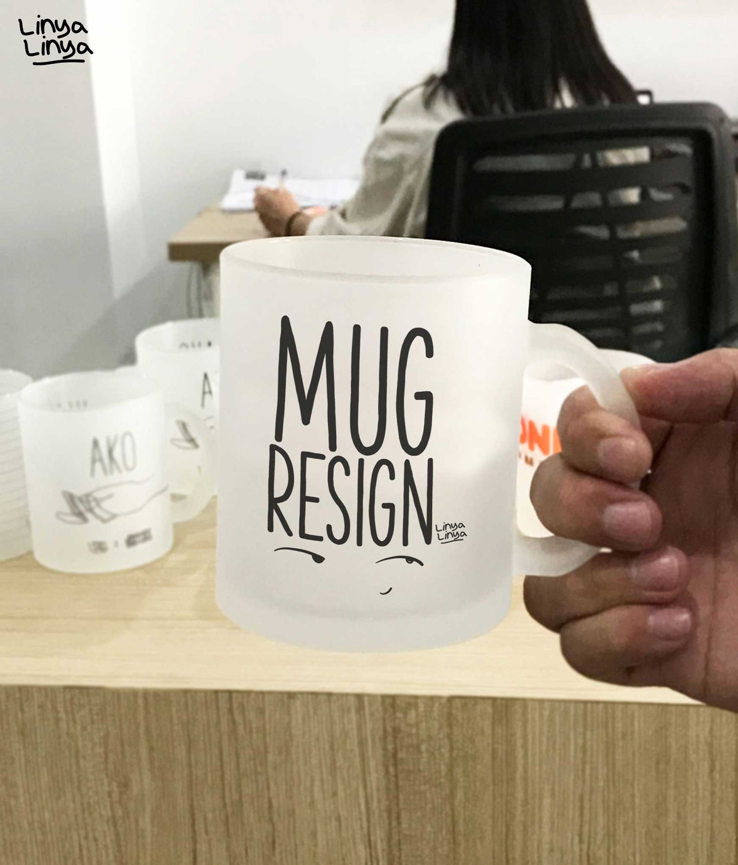 Frosted Mug: Mug-Resign