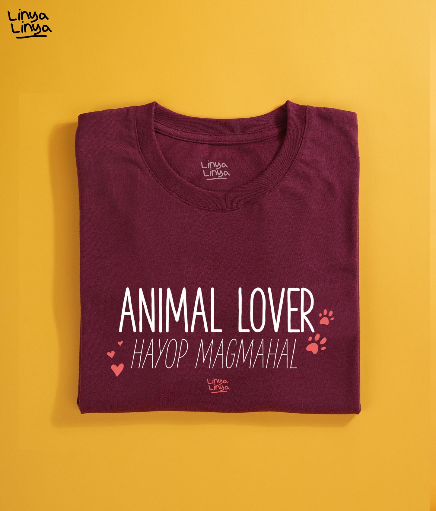 Animal Lover, Hayop Magmahal (Maroon)